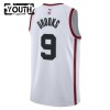 Camiseta Niños NBA Houston Rockets Dillon-Brooks 2024-25 Nike City Edition Blanco Swingman